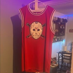 Jason Voorhees, Friday the 13th Graphic Jersey Tank Top XXL Extra Extra Large